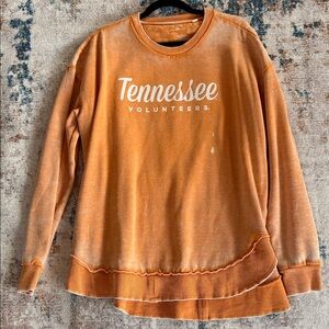 Pressbox Orange Tennessee Volunteers Sweatshirt